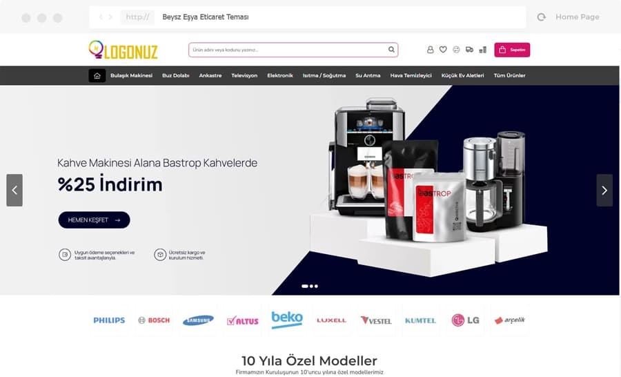 Beyazeşya eticaret teması